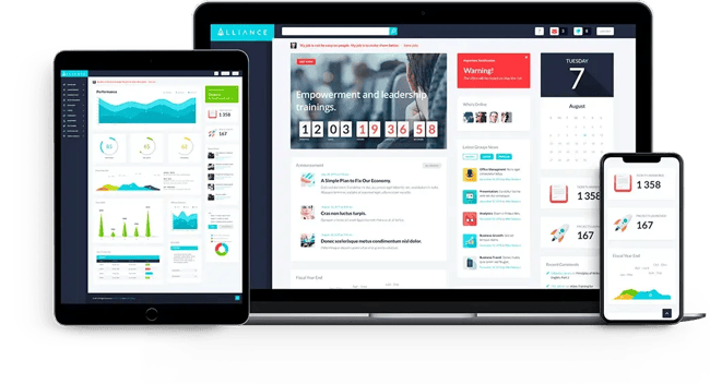wordpress intranet themes, Alliance