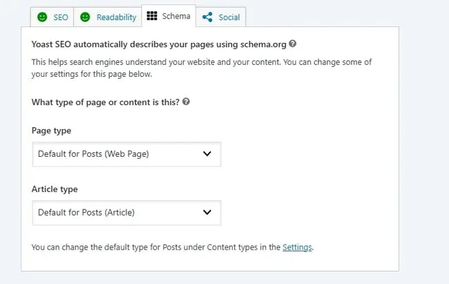 wordpress yoast plugin schema generation, aeo cms