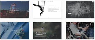 Six sites built with Jimdo website builder
