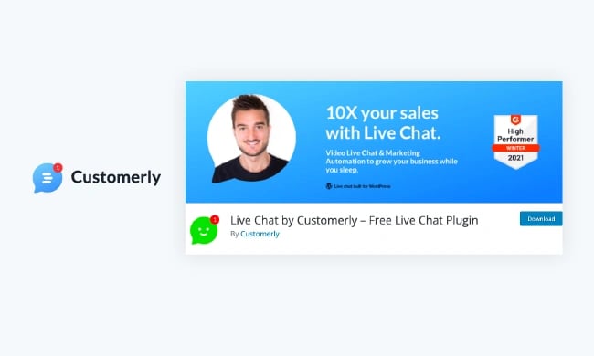WordPress Live Chat Plugin: Customerly