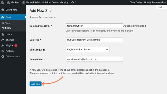 WordPress multisite domain mapping 