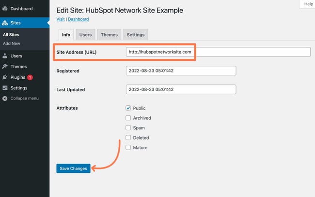 WordPress multisite domain mapping