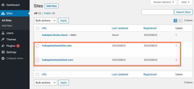 WordPress multisite domain mapping 