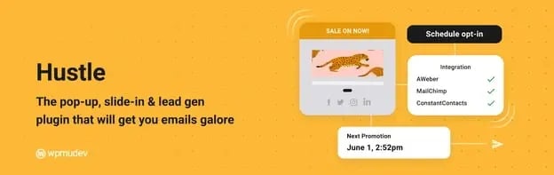 best wordpress plugins for marketers: Hustle