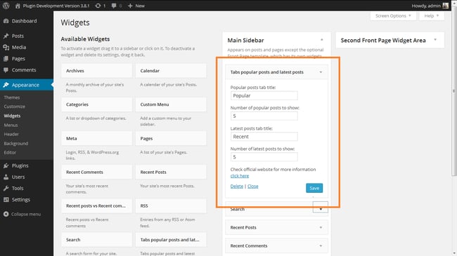 WordPress popular posts plugin by Tabs Popular Posts and Latest Posts