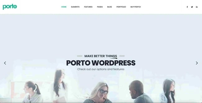 wordpress theme, porto