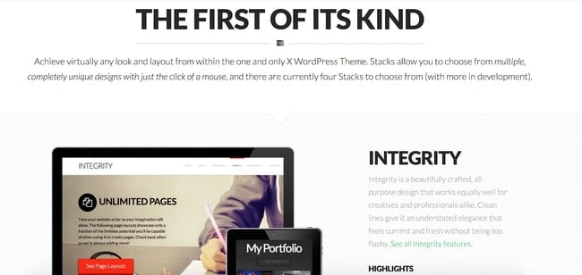 word press theme, x