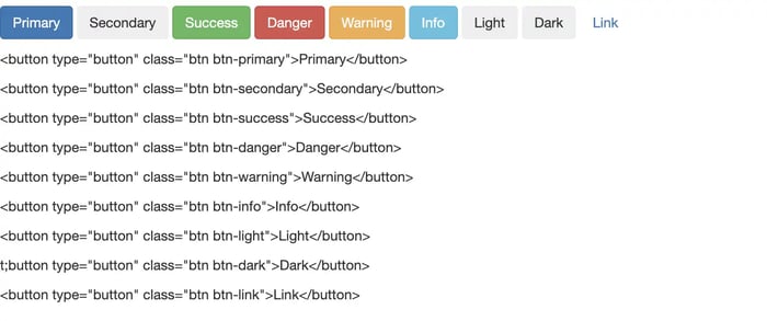 examples of bootstrap buttons