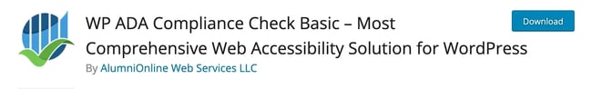 WP ADA Compliance Check Basic