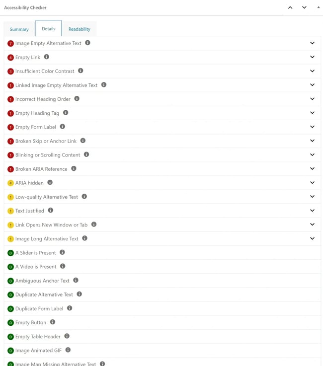 Accessibility Checker