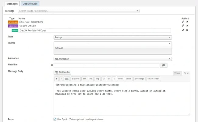 best wordpress email plugins, icegram engage