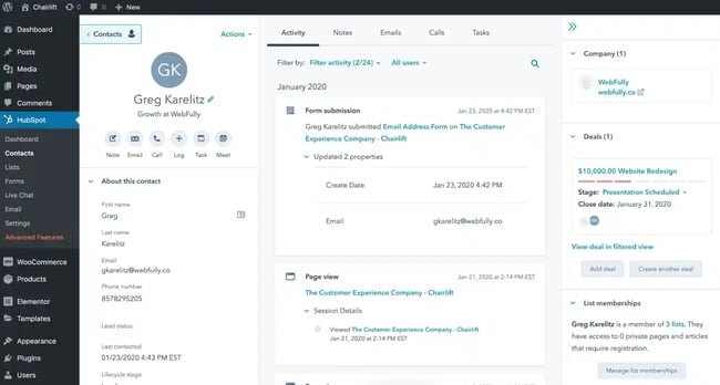 Best wordpress email plugins, HubSpot’s WP plugin email builder