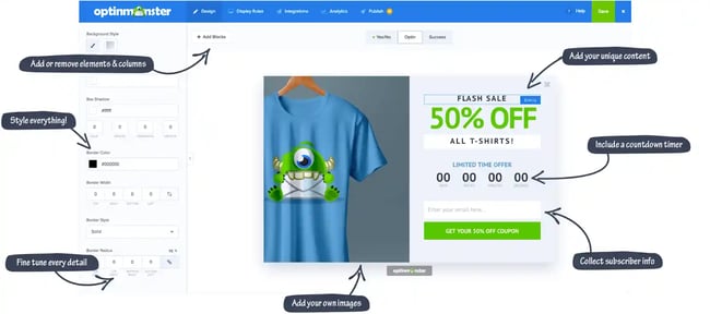best wordpress email plugins, optinmonster