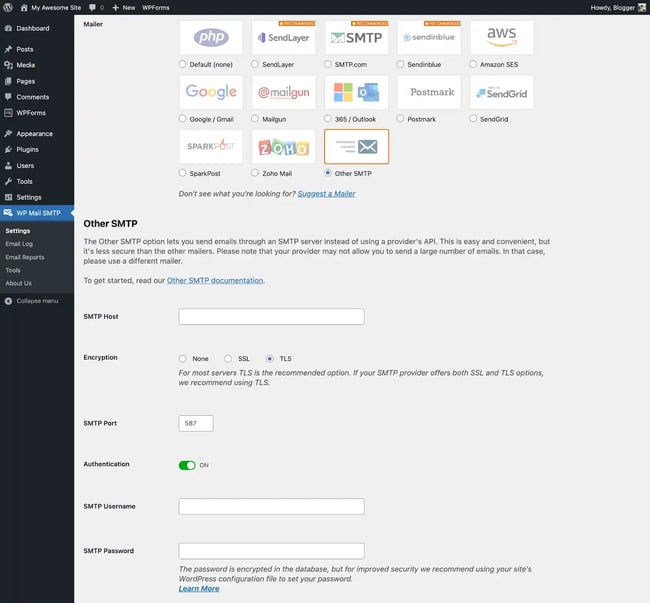 best wordpress email plugins, WP Mail SMTP
