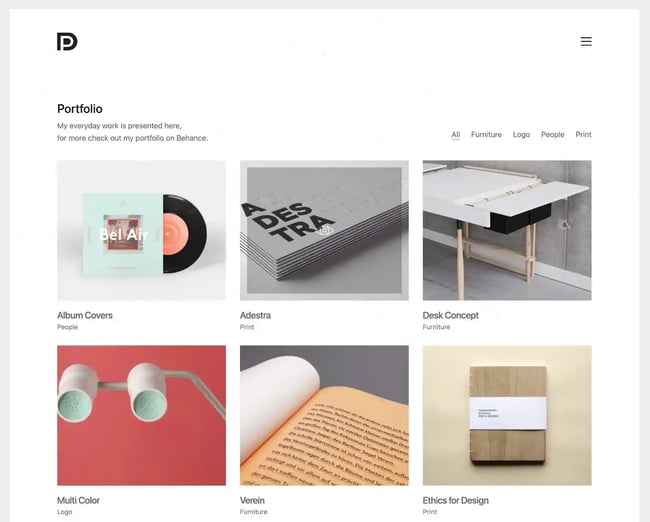 best Wordpress portfolio themes, Kalium