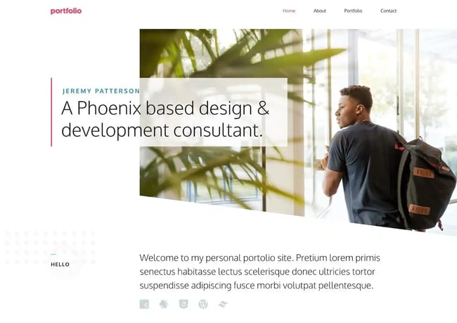 best Wordpress portfolio themes, GeneratePress