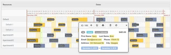 Booking Calendar WordPress plugin