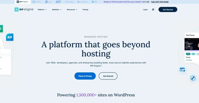 wp engine, website hosting for nonprofits