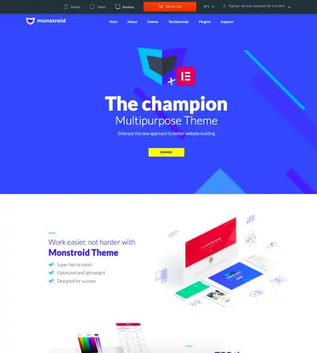  Elementor is a drag-and-drop page builder 