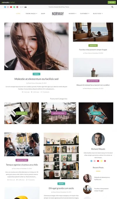 Best WordPress Instagram Theme Norway