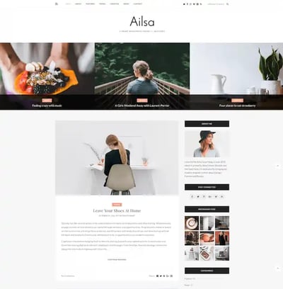 Best WordPress Instagram Theme Alisa
