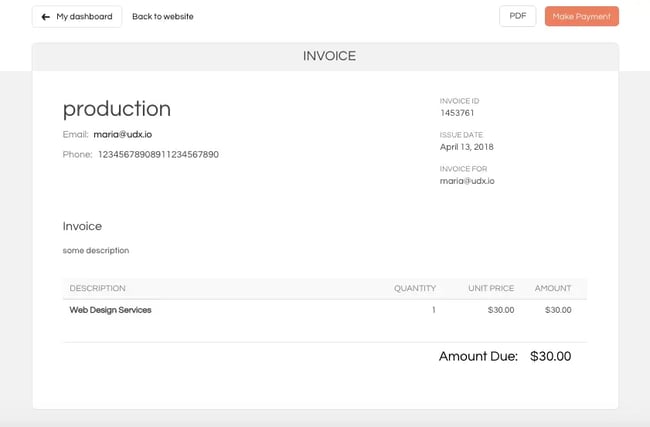 wp invoice sample invoice template 