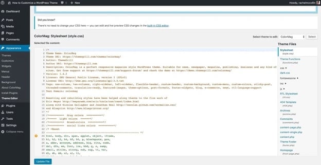 WP_Nav_menu code