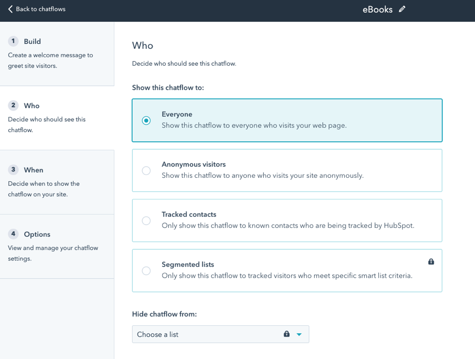 HubSpot Chatflow