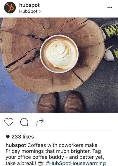 Instagram caption by ̽ѡ with call-to-action to tag a friend in the comments