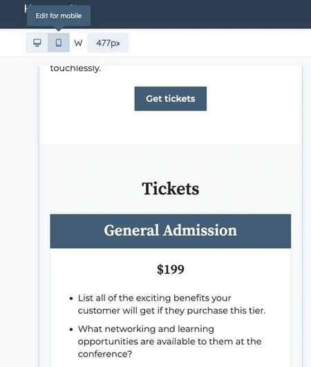 wysiwyg html editor, hubspot preview