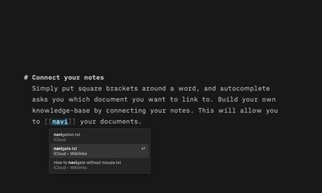 iA writer, wysiwyg markdown editor
