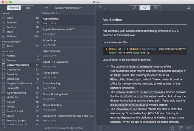  wysiwyg markdown editor, Quiver