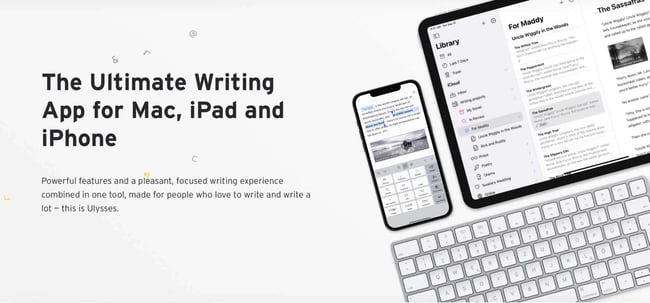 wysiwyg markdown editor, Ulysses