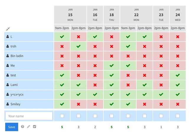 xoyondo meeting poll
