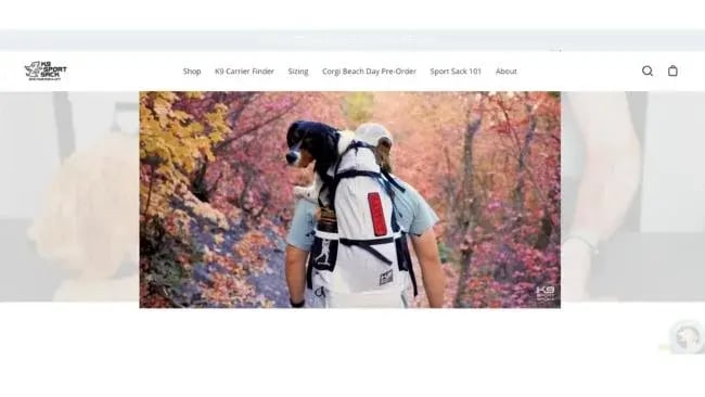 Perfect PPC Landing Page - Canine Sport Sack
