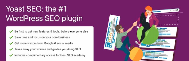 Examples of plugins: Yoast SEO