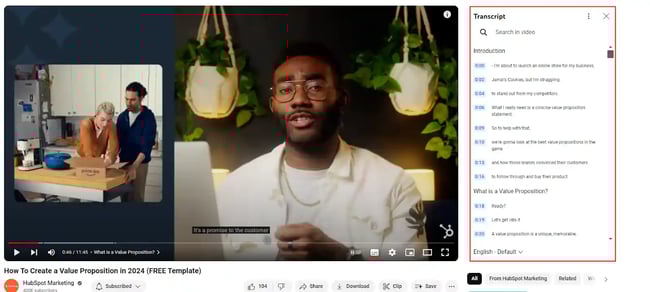 Use an SRT File to add subtitles and closed captions