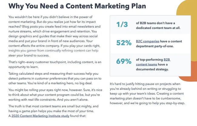 Why you need a content marketing plan