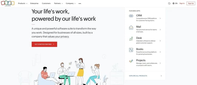 zoho crm, business brokers crm