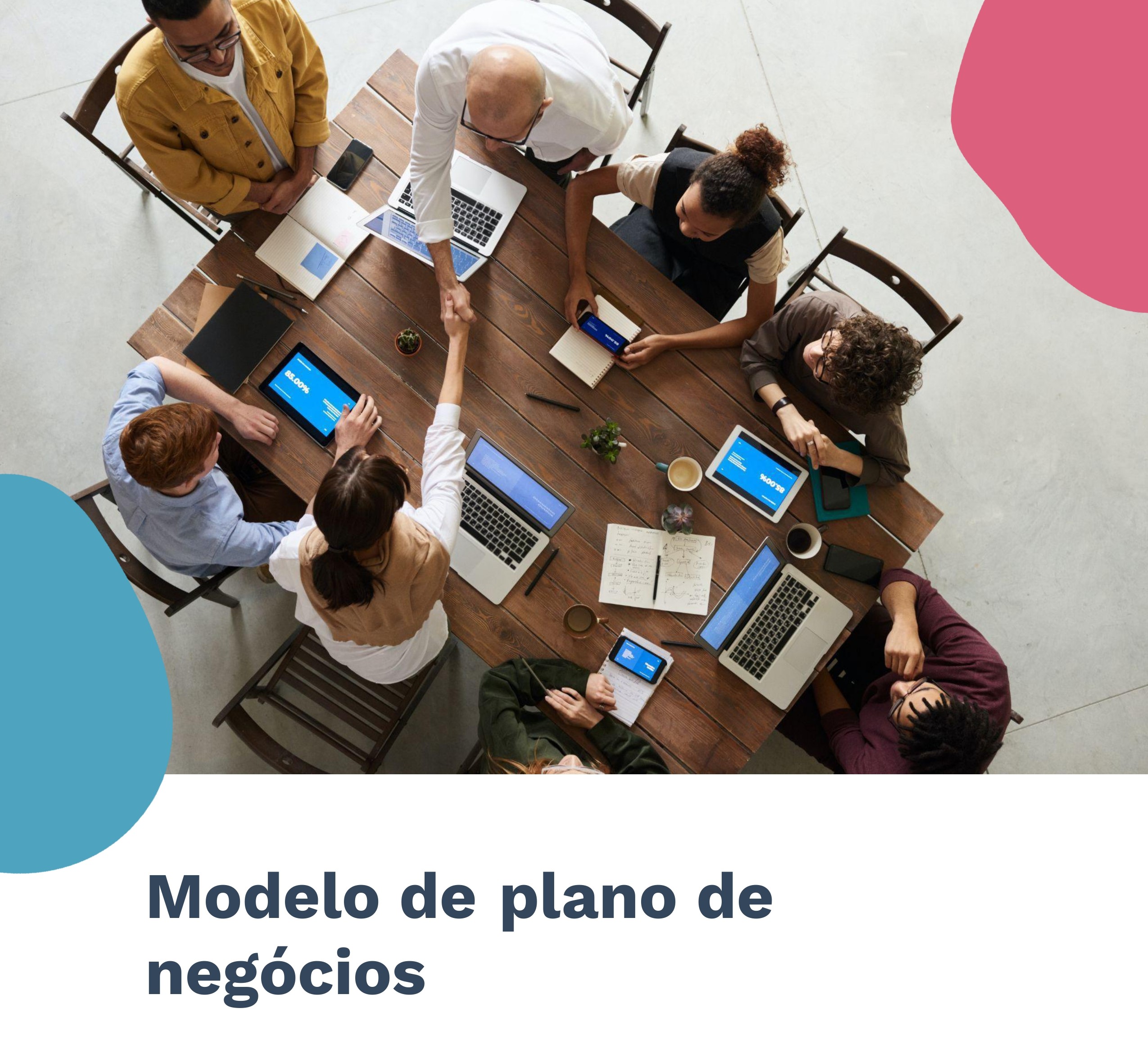  capa - modelo de plano de negocio 