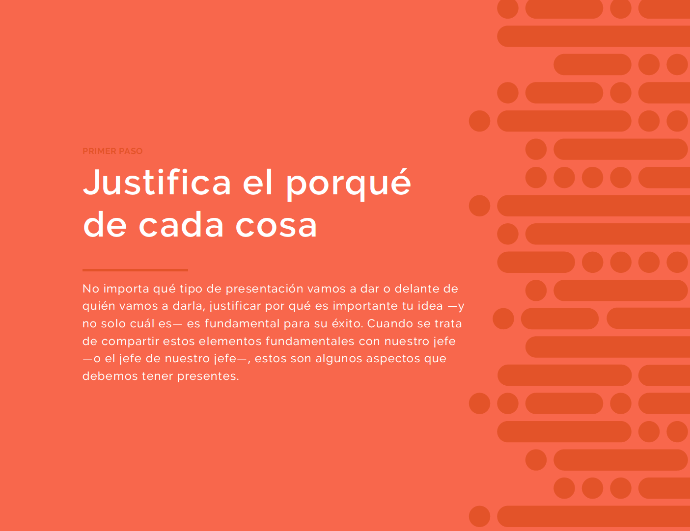 Descubre cuáles son los 4 pasos esenciales para dar una presentación eficaz que deje a tu jefe impresionado con esta guía gratuita de HubSpot y Prezi.