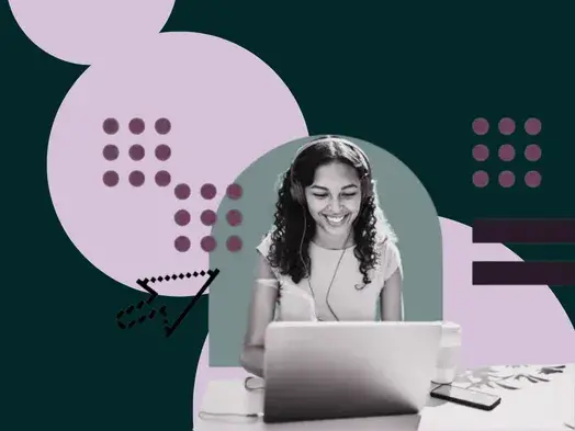 woman uses generative ai crm for work