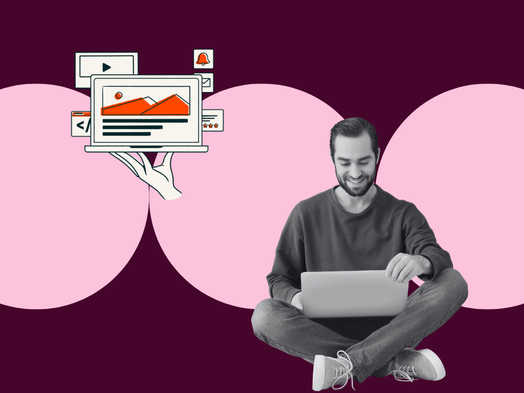 man at computer working on xml files