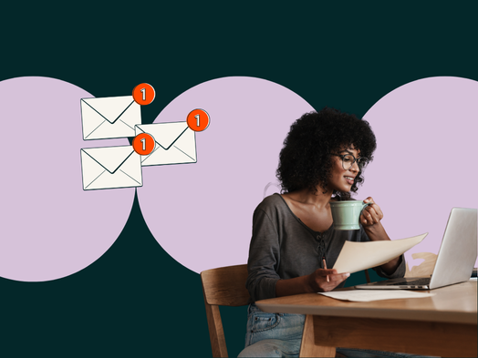 marketer using email to refresh and grow their email list