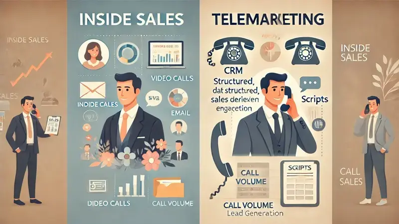 インサイドセールスとテレアポの違いと導入に向いたケースを詳しく紹介