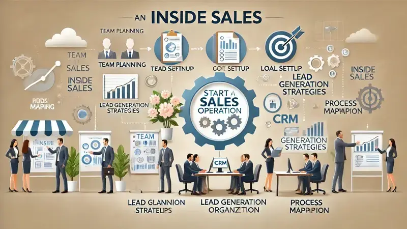 インサイドセールスの立ち上げを成功させるには？手順と組織づくりのポイント