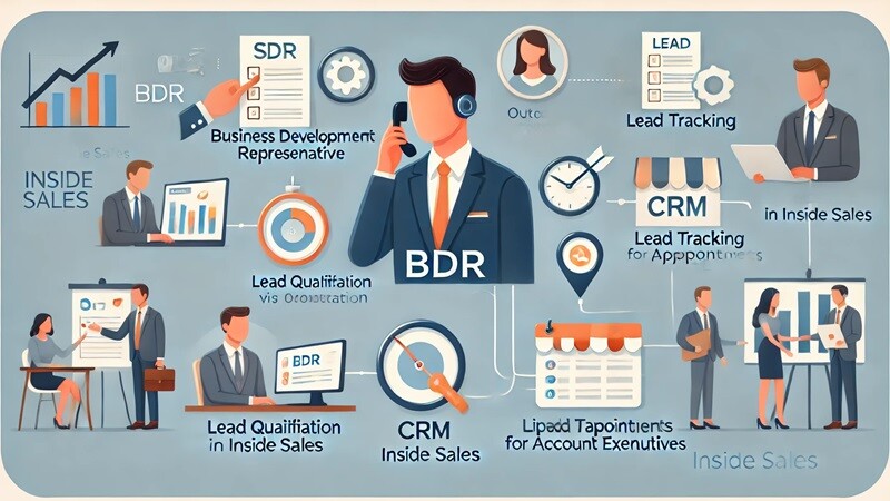 インサイドセールスのBDRとは？SDRとの違いと質の高いリードを創出する方法