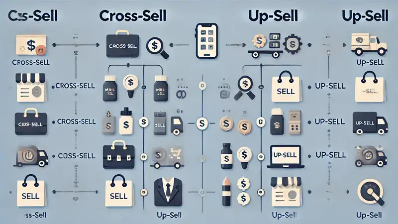 アップセルとクロスセルの4つの違い｜組み合わせによるメリットも解説