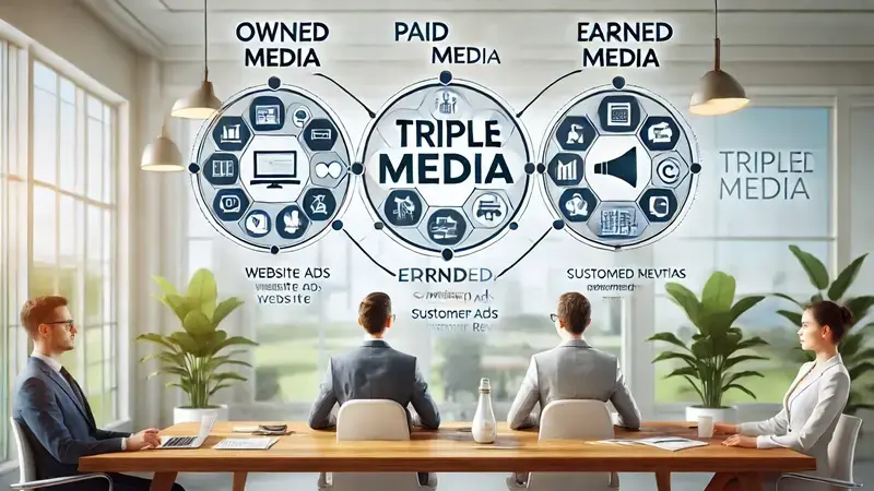トリプルメディアとは？3つの分類から組み合わせと戦略までを解説