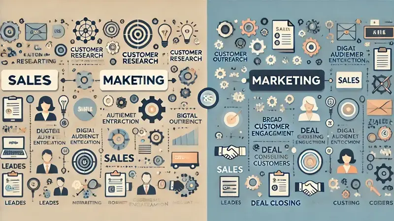 営業とマーケティングの違いとは？連携のためのポイントも解説